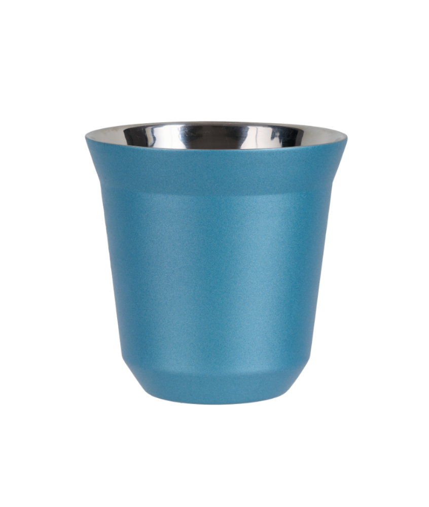 Tasse 240 ml BLEU CLAIR MÉTALLIQUE
